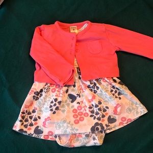 Like new Carters Spring Dress and Cardigan Set💞💞